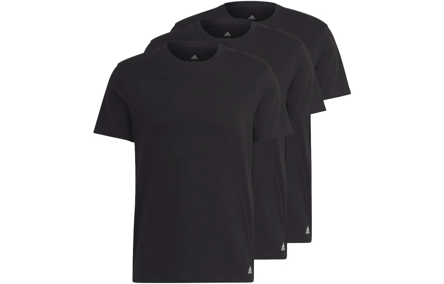 Футболка Active Flex Cotton Crewneck 3 Pack Black Adidas