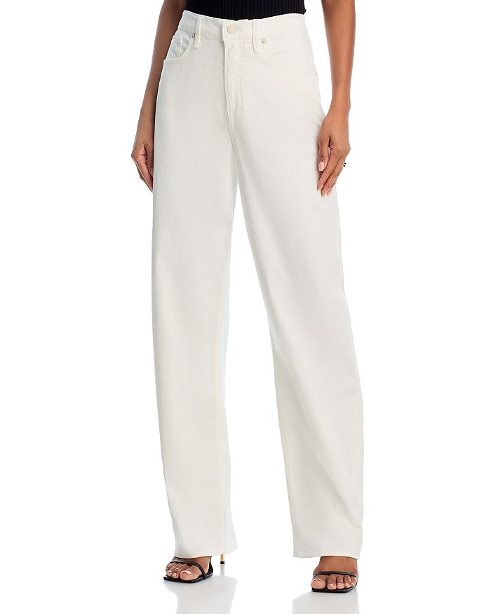 

Джинсы Twill Good Barrel High Rise в белом цвете Good American, белый