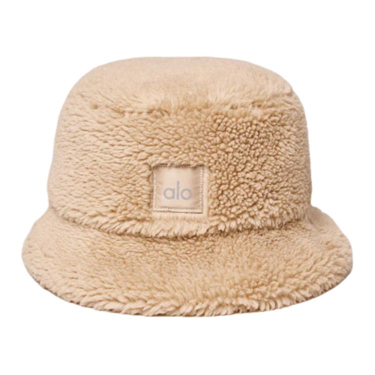 

Alo Yoga Светло-коричневая унисекс ведёрка из искусственного меха, Light Brown