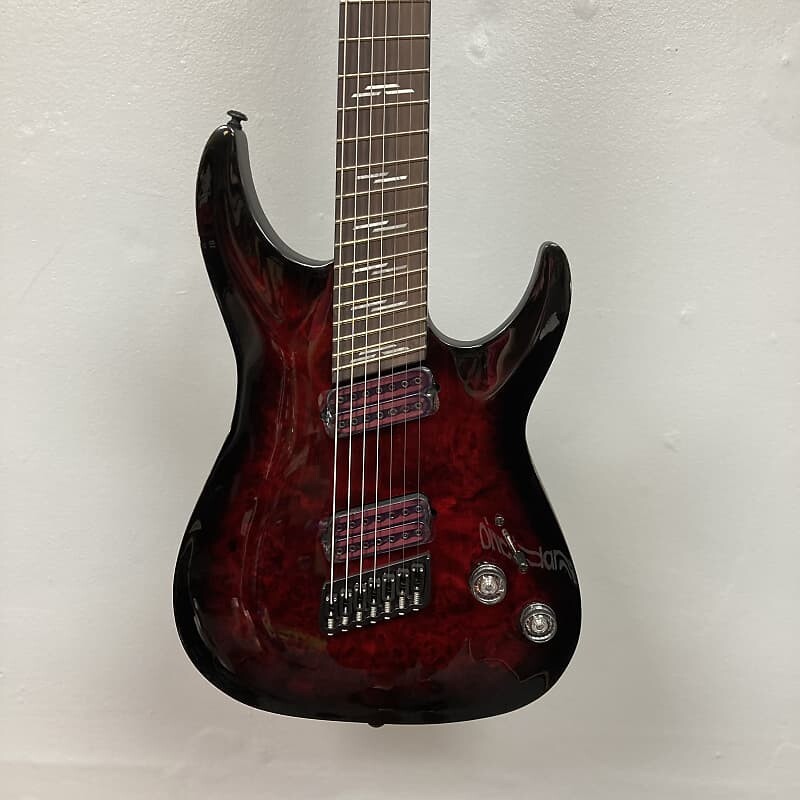 

Электрогитара Schecter Omen Elite-7 Multiscale Black Cherry Burst Blem