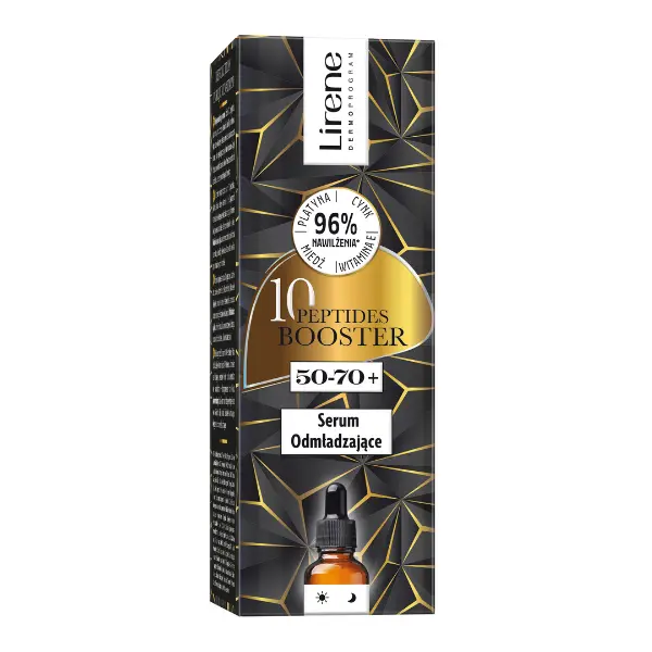 Бустер Lirene — Омолаживающая для лица - +, 10 peptides booster, 30 мл — фото 2