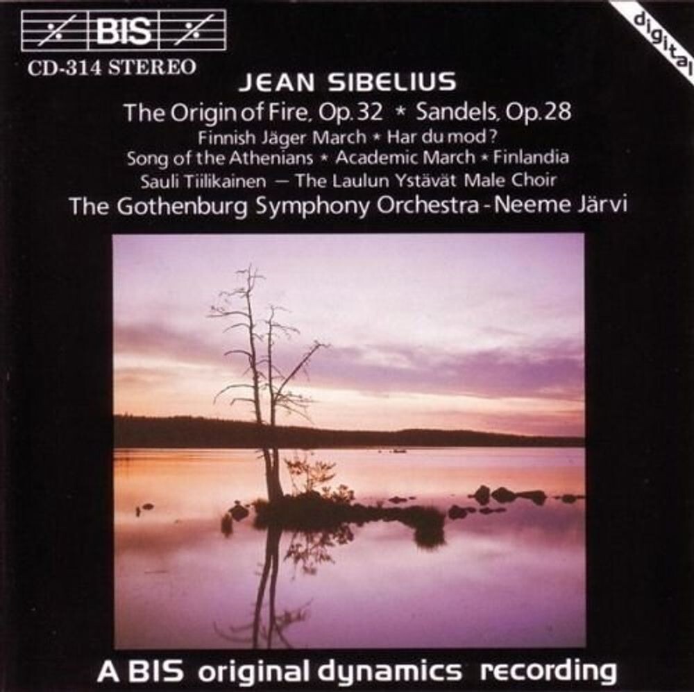 

Диск CD Sibelius: The Origin Of Fire / Sandels - Jean Sibelius, Gothenburg Symphony Orchestra, Neeme Järvi