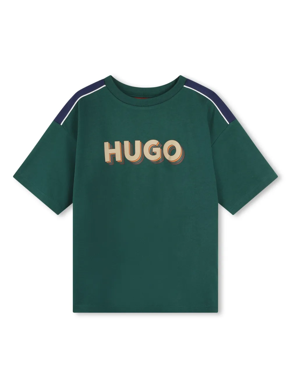 

Футболка с логотипом Hugo Kids, зеленый