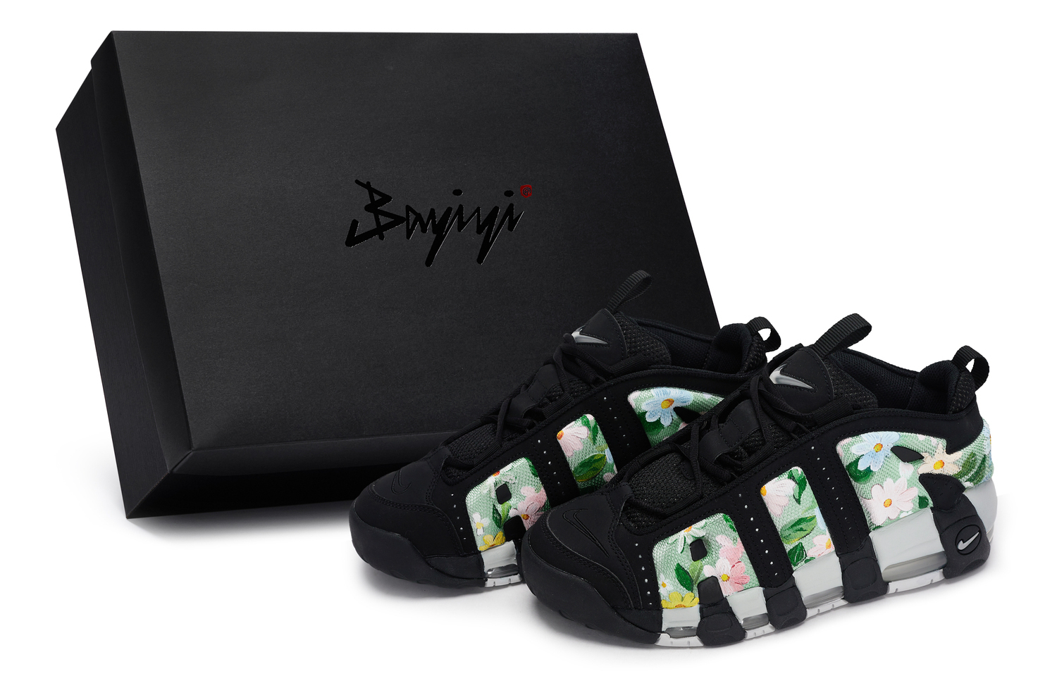 

Nike Кроссовки для баскетбола Air More Uptempo унисекс низкие Green