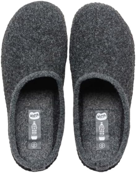 

I WUZZA BOTTLE Сейчас удобные эко-тапочки для мужчин: переработанные, суперкомфортные, мягкие, идеально подходят для дома и улицы, 13653 I Wuzza Bottle Now Comfy, Anthracite