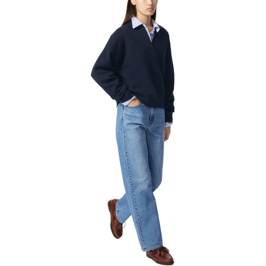 UNIQLO Джинсы JW Anderson SS25 женские синие — фото 4