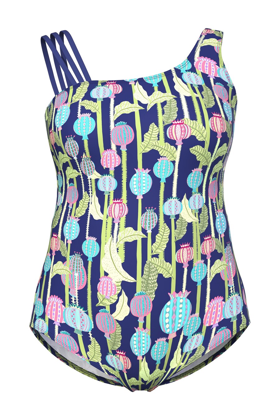 

Купальный бралетт Ulla Popken, Navy/Turquoise