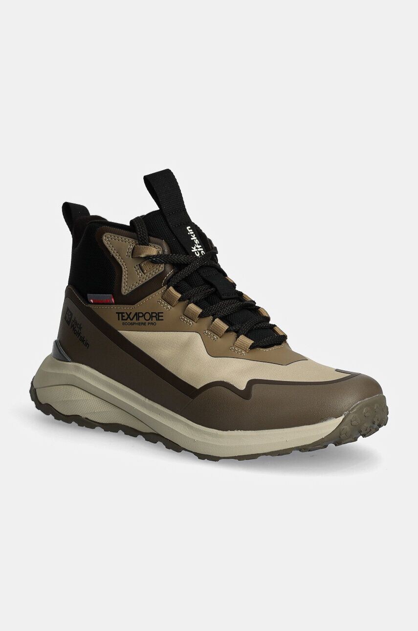

Кроссовки Jack Wolfskin Dromoventure WT Texapore Mid, коричневый