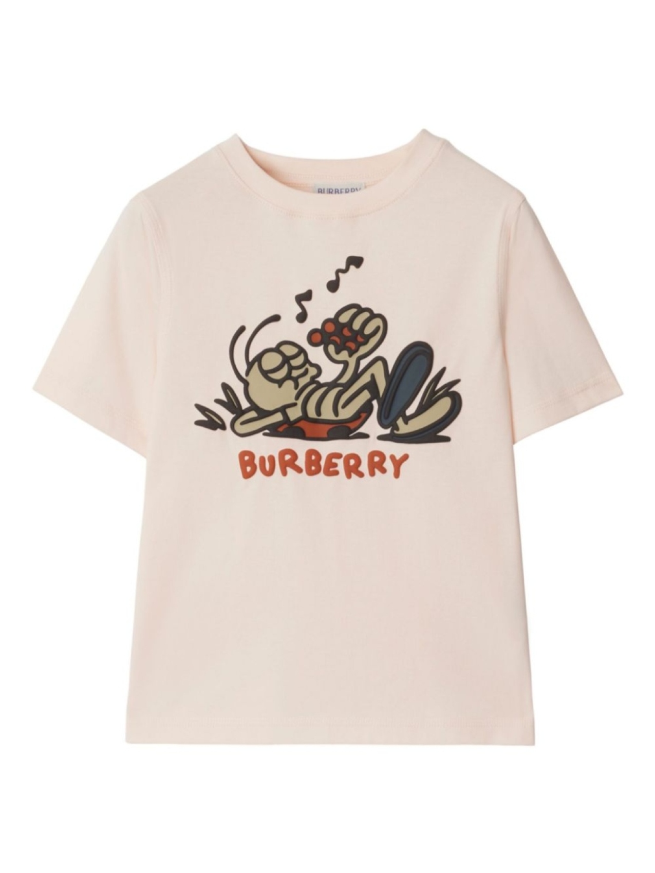 

Футболка с божьей коровкой Burberry Kids, нейтральный цвет