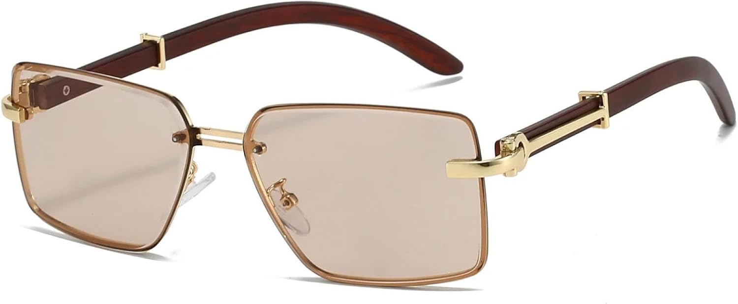 

Солнцезащитные очки с защитой от УФ-излучения UV400 | Мужские, с градиентным покрытием | Линзы конфетных цветов для занятий спортом на открытом воздухе и вождения DSVIGF, Golden-champagne