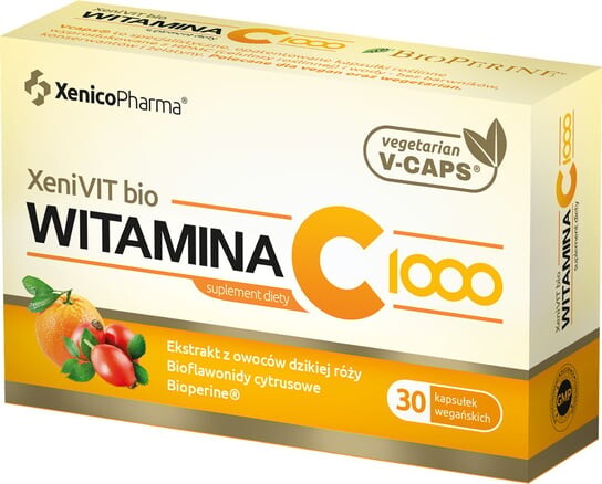

XeniVIT био Витамин С 1000, Добавка , мягкие капсулы, 30 штук Xenico Pharma