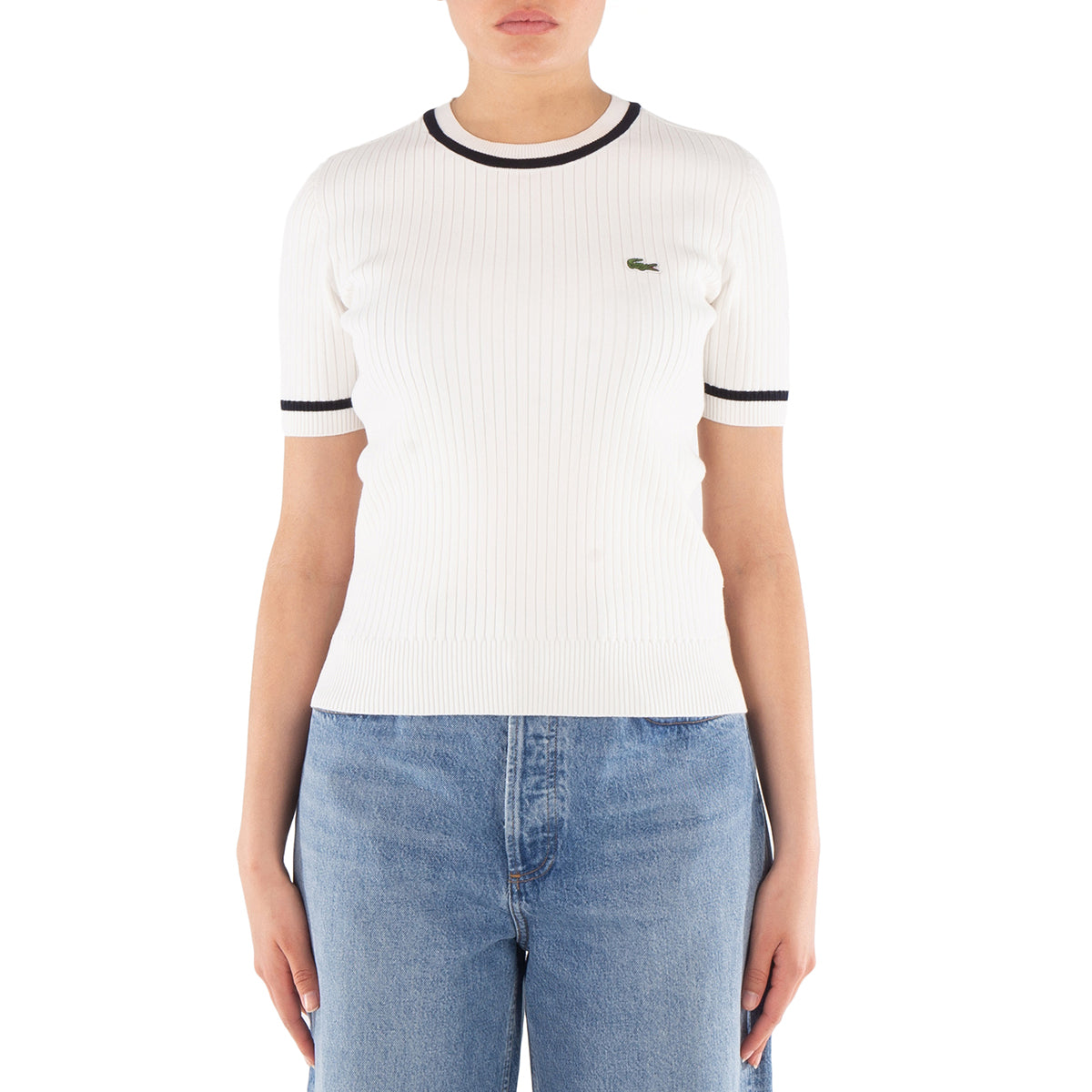 

Lacoste Вязаный свитер с круглым вырезом, мультиколор