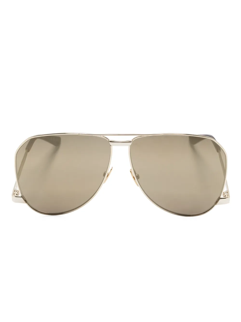 

Солнцезащитные очки-пилоты Saint Laurent Eyewear, золотой