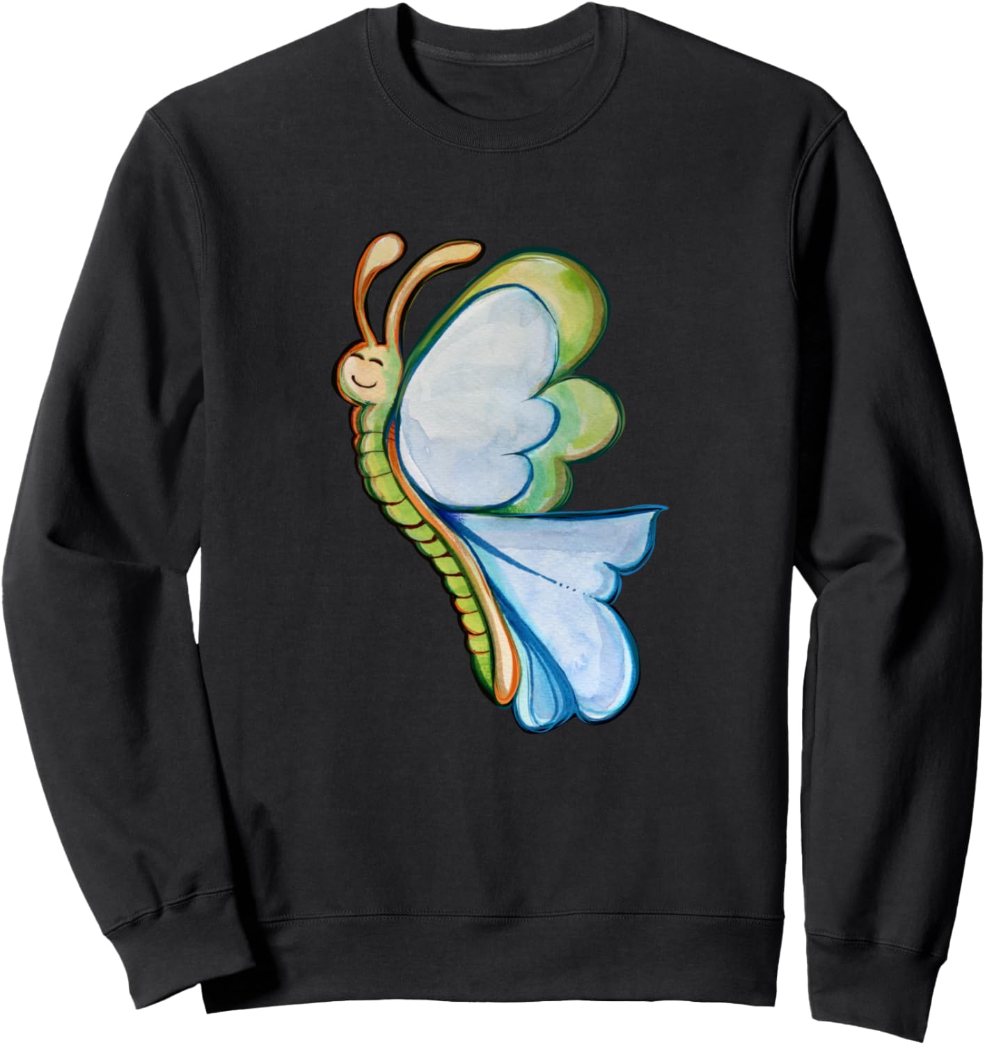 

Мягкая и милая толстовка с бабочками Butterfly Snugg, черный