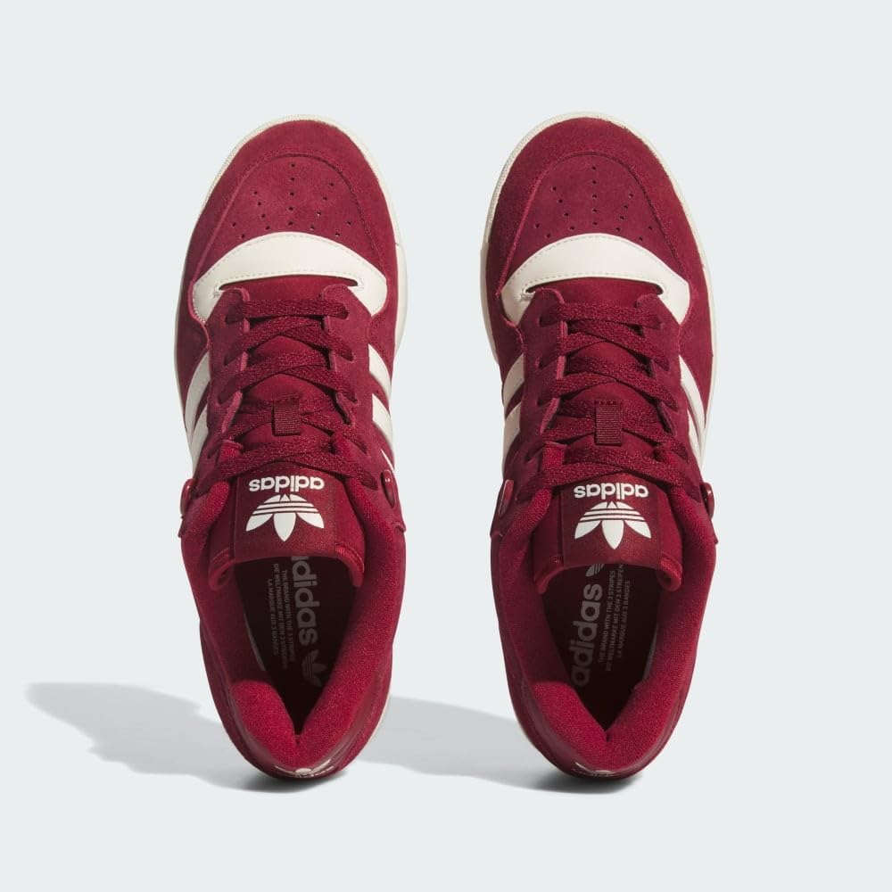 Мужские кроссовки adidas Rivalry Low Adidas Originals, белый/бордовый — фото 3