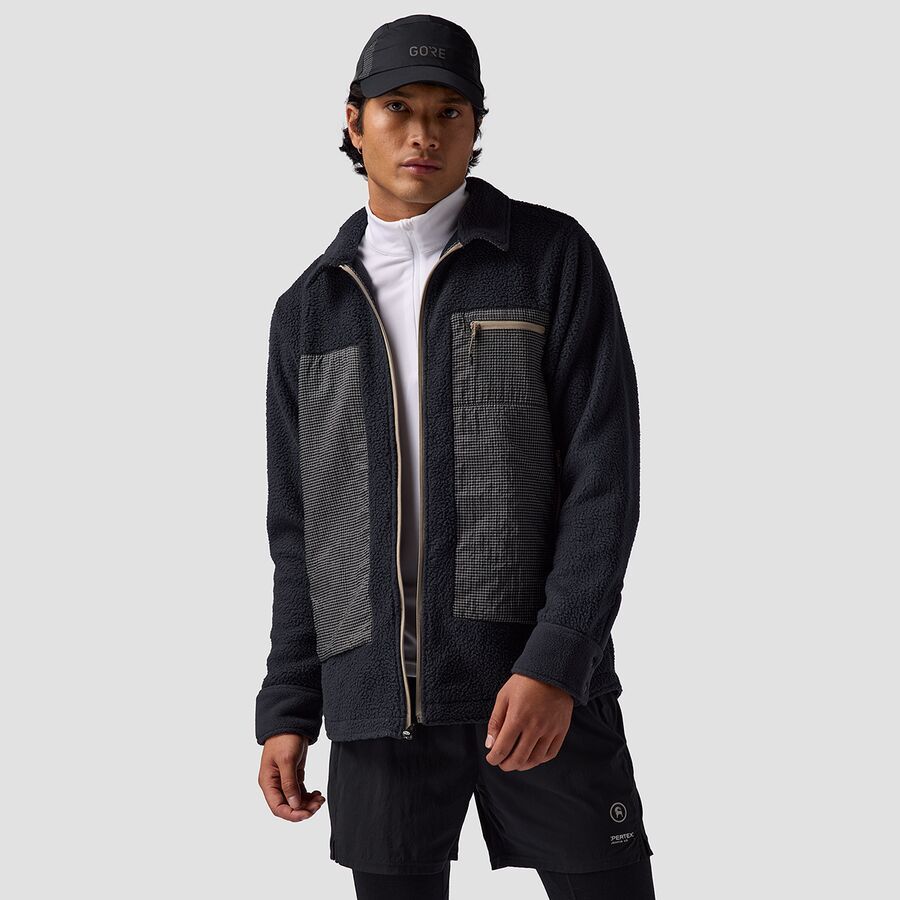 

Мужская флисовая рубашка-куртка Wander Pile Backcountry Backcountry, Black