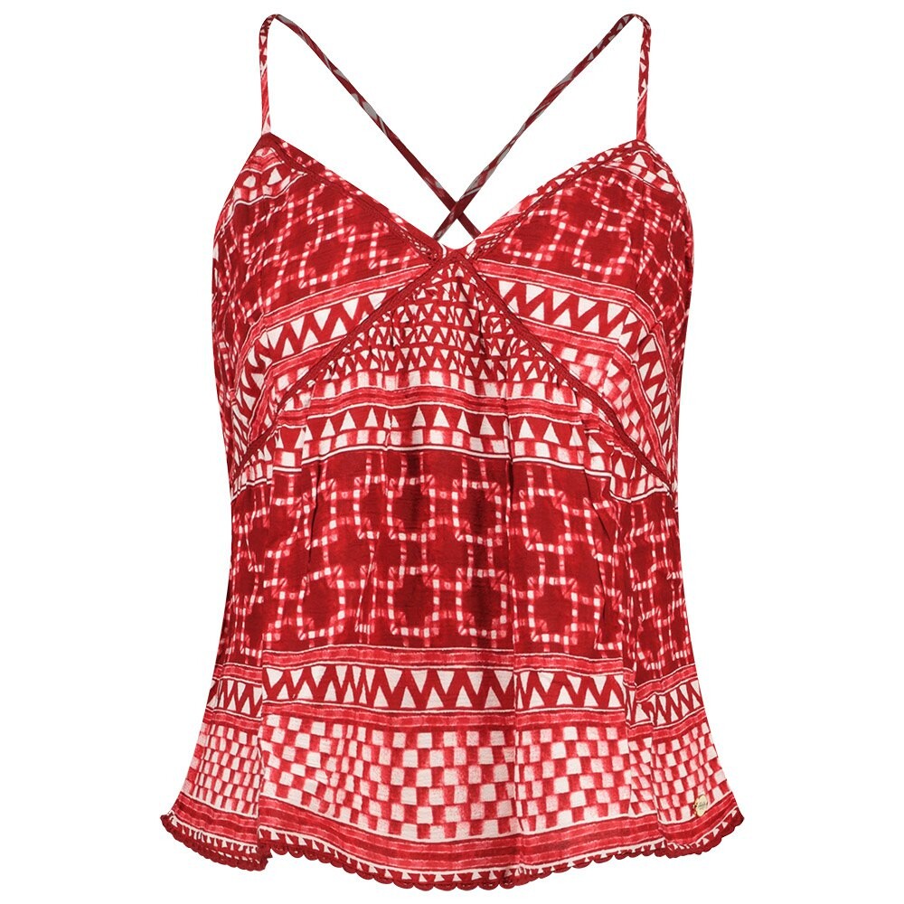 

Футболка Superdry Printed Woven , красный