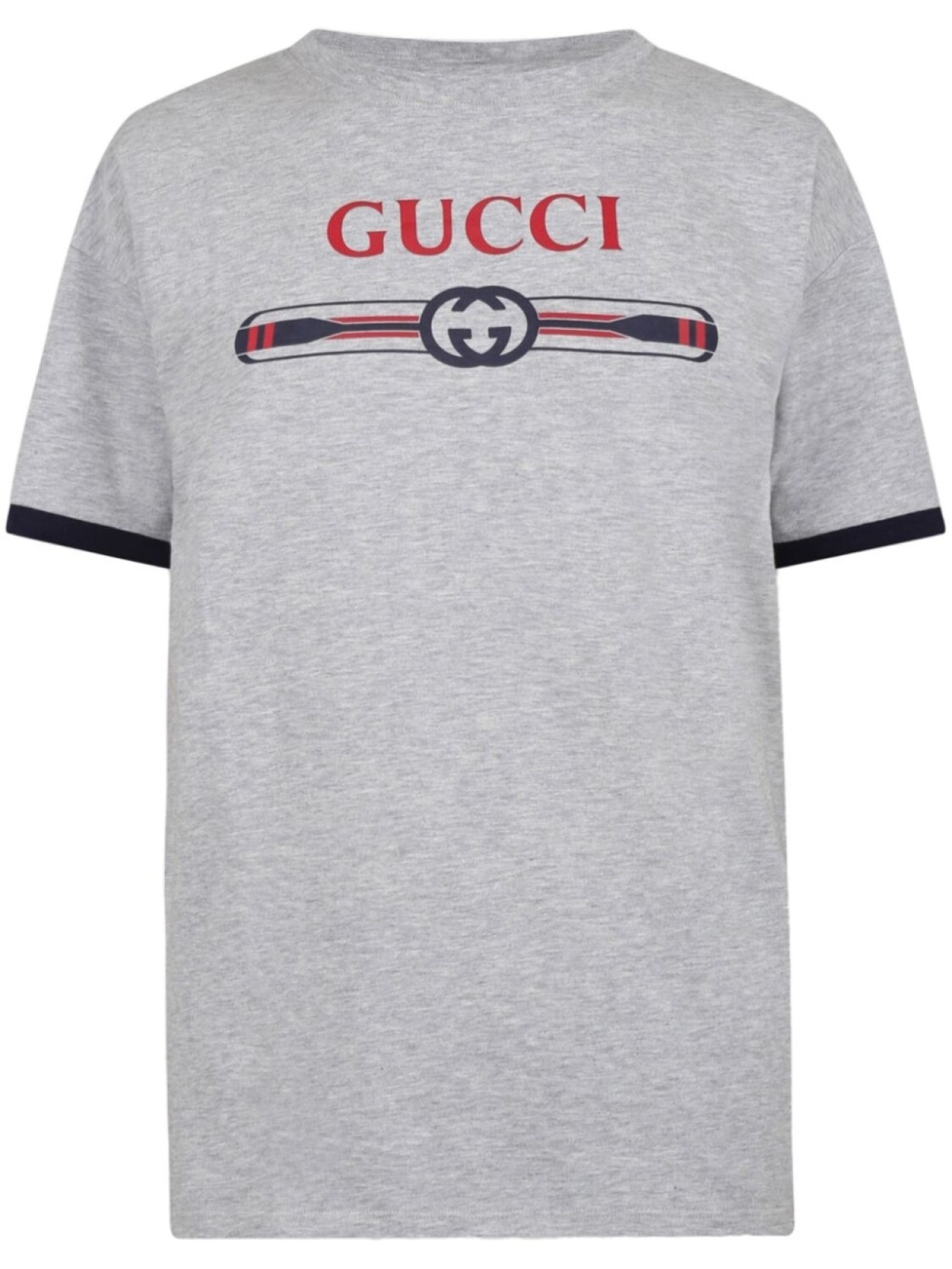 

Футболка с логотипом Gucci Kids, серый