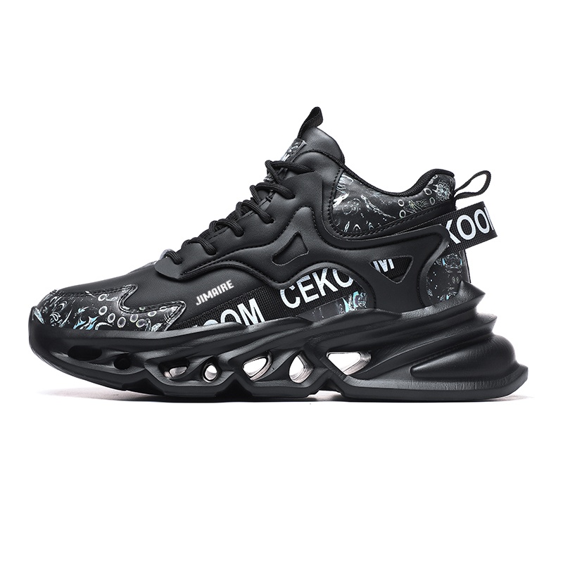 

Мужские повседневные туфли средней высоты King Jinmai, Black