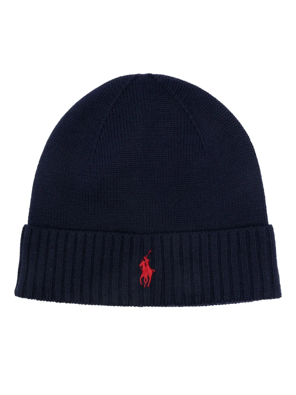 

Шапка бини с вышитым логотипом POLO RALPH LAUREN, синий