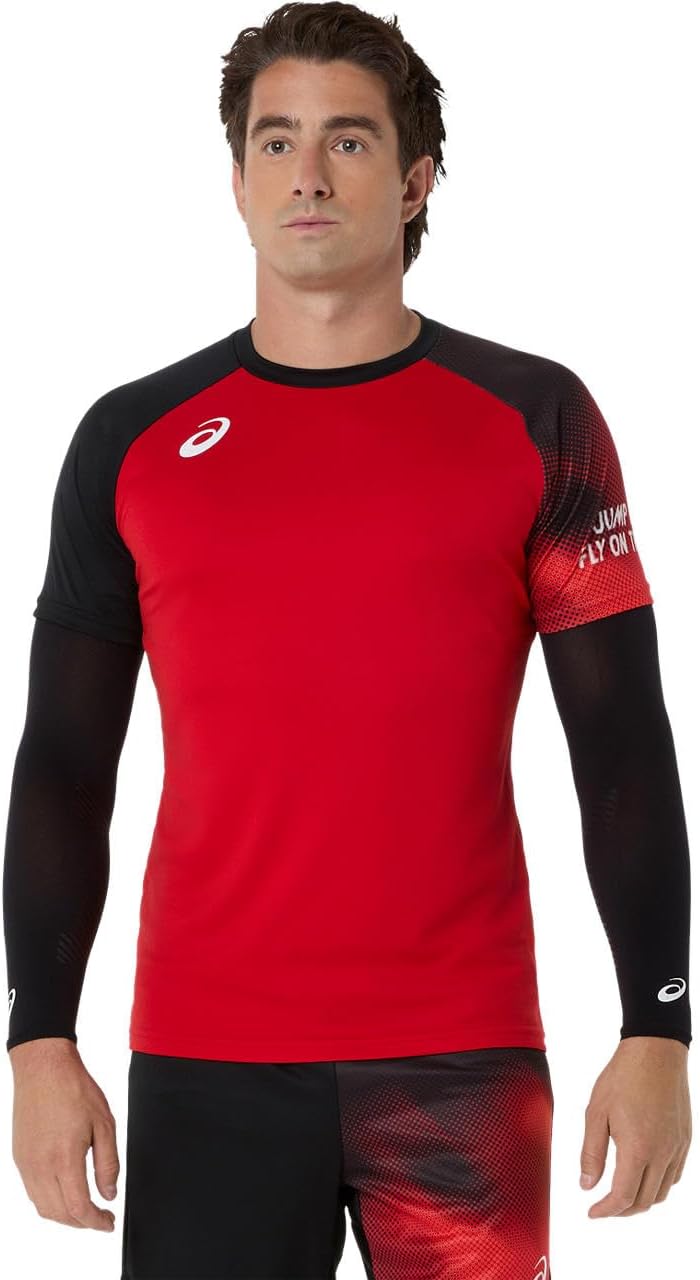 

Футболка с коротким рукавом Asics Volleyball Top Line, красный