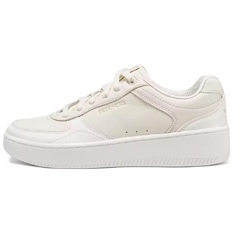 

Кроссовки Skechers Court Classics Skateboarding Shoes Women's Low-top Off-white, слоновая кость, Бежевый, Кроссовки Skechers Court Classics Skateboarding Shoes Women's Low-top Off-white, слоновая кость