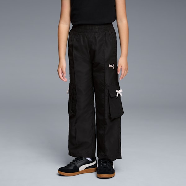

Широкие брюки-карго для больших детей Bow Society Puma, черный