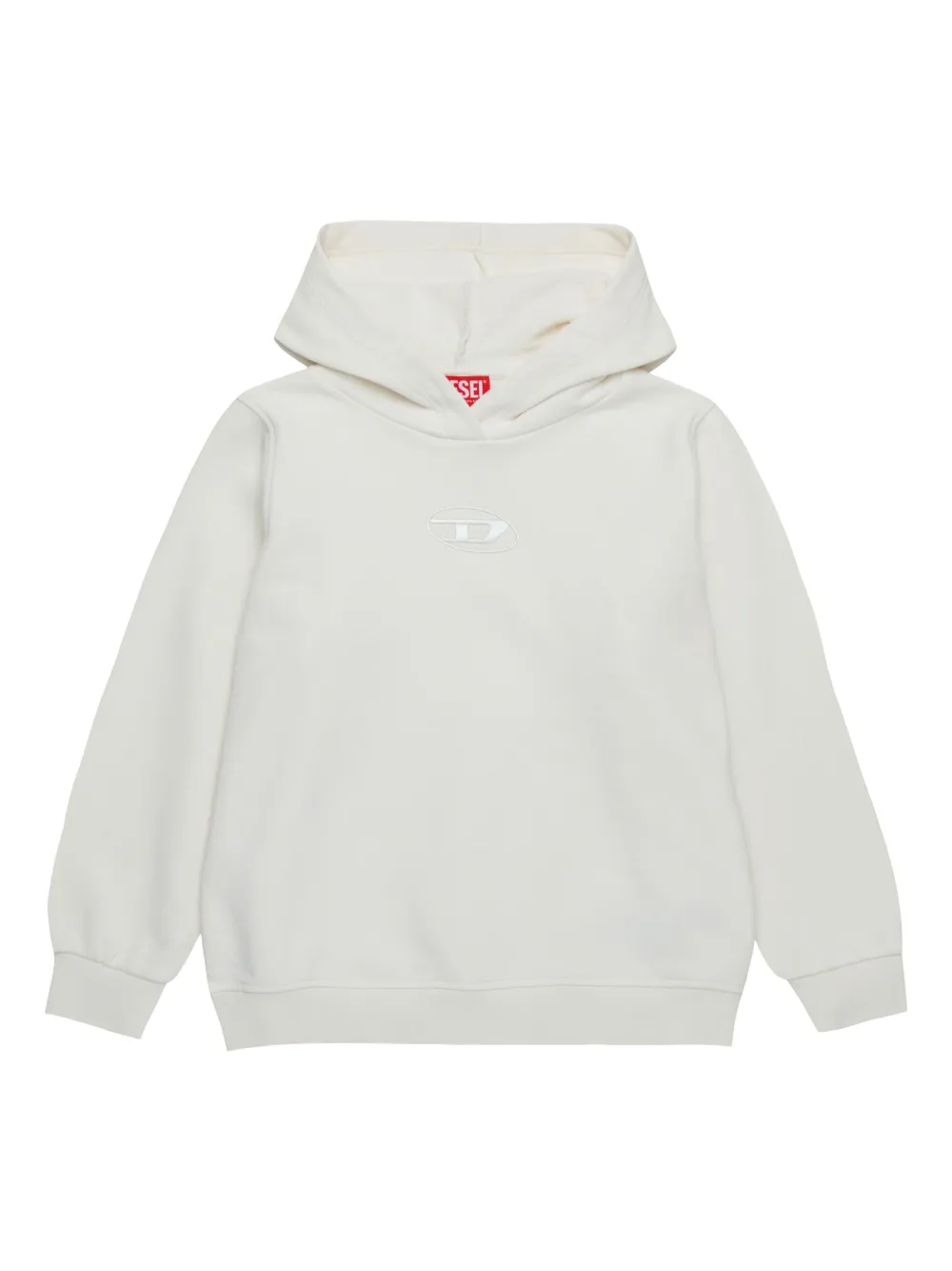 

Худи с вышитым логотипом Diesel Kids, белый