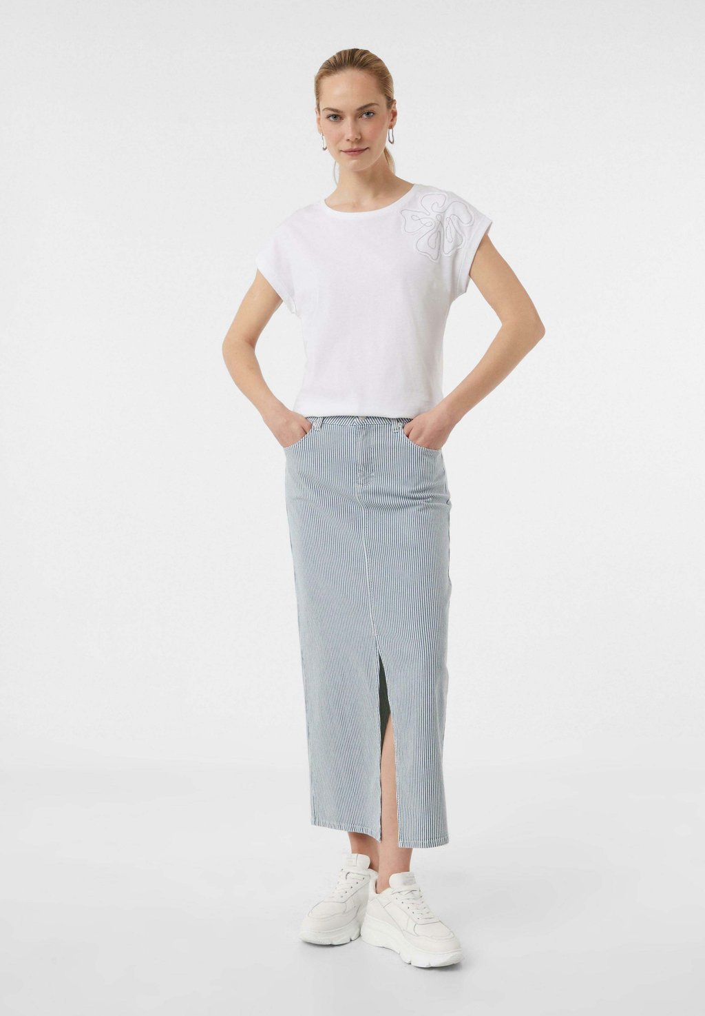 

Джинсовая юбка comma casual identity, синий