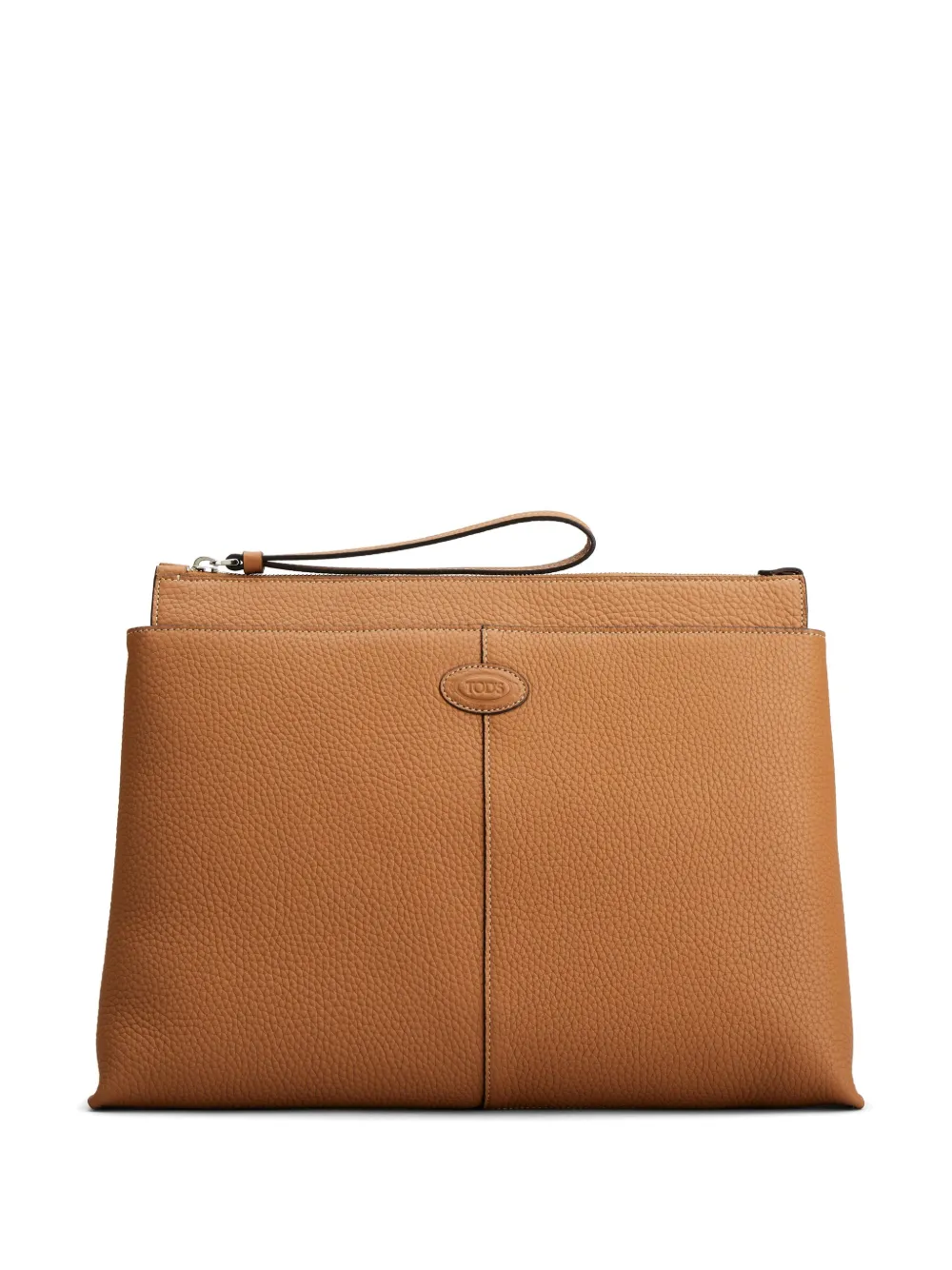 

Кожаный клатч Di TOD'S, коричневый