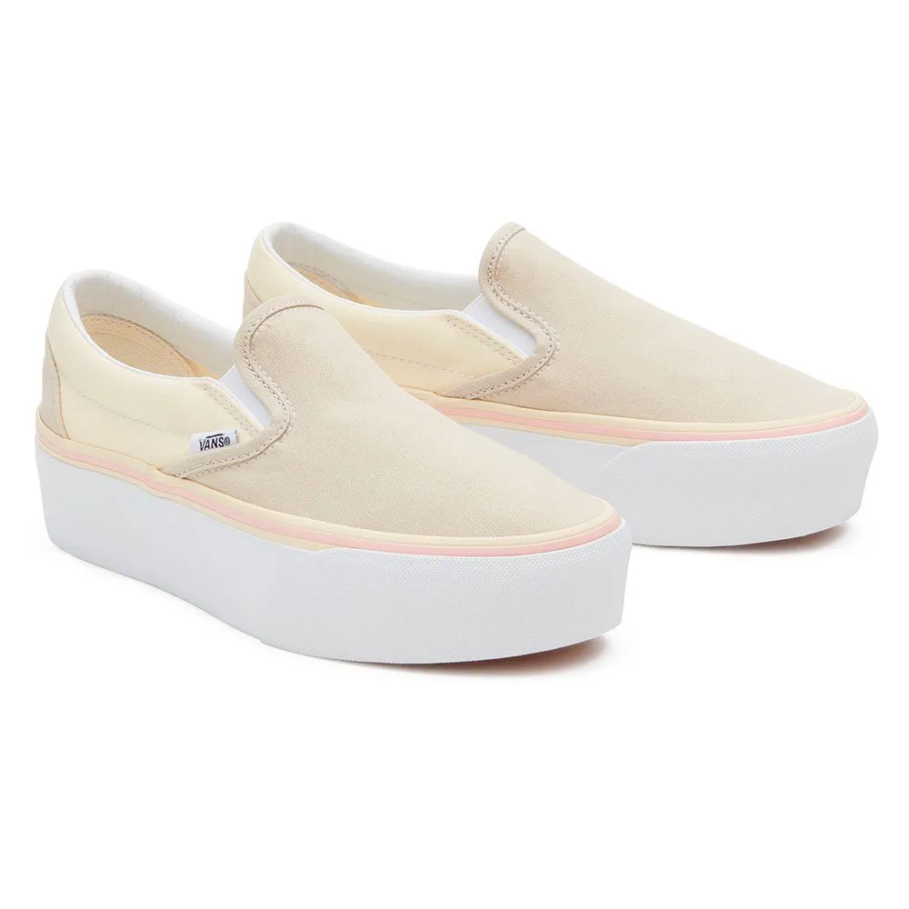 Слипоны Vans Classic Stackform, белый — фото 4