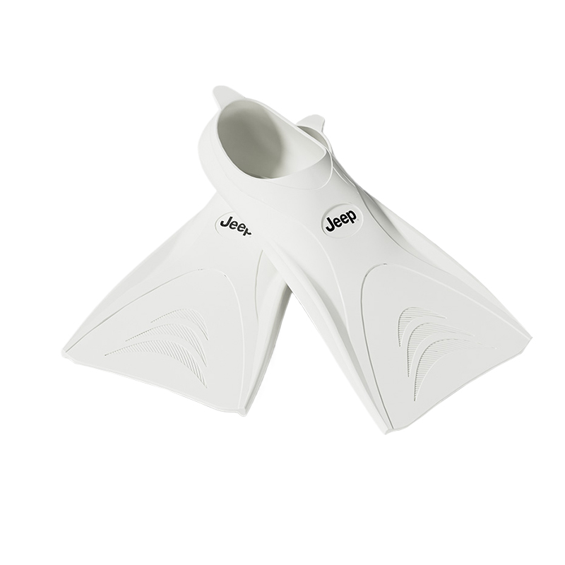 

Ласты для дайвинга силиконовые детские Jeep, cooling sensation белый