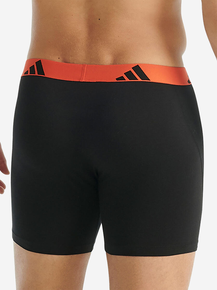ADIDAS Классические мужские боксёрские шорты-боксёры - Active Flex Cotton, чёрные — фото 4