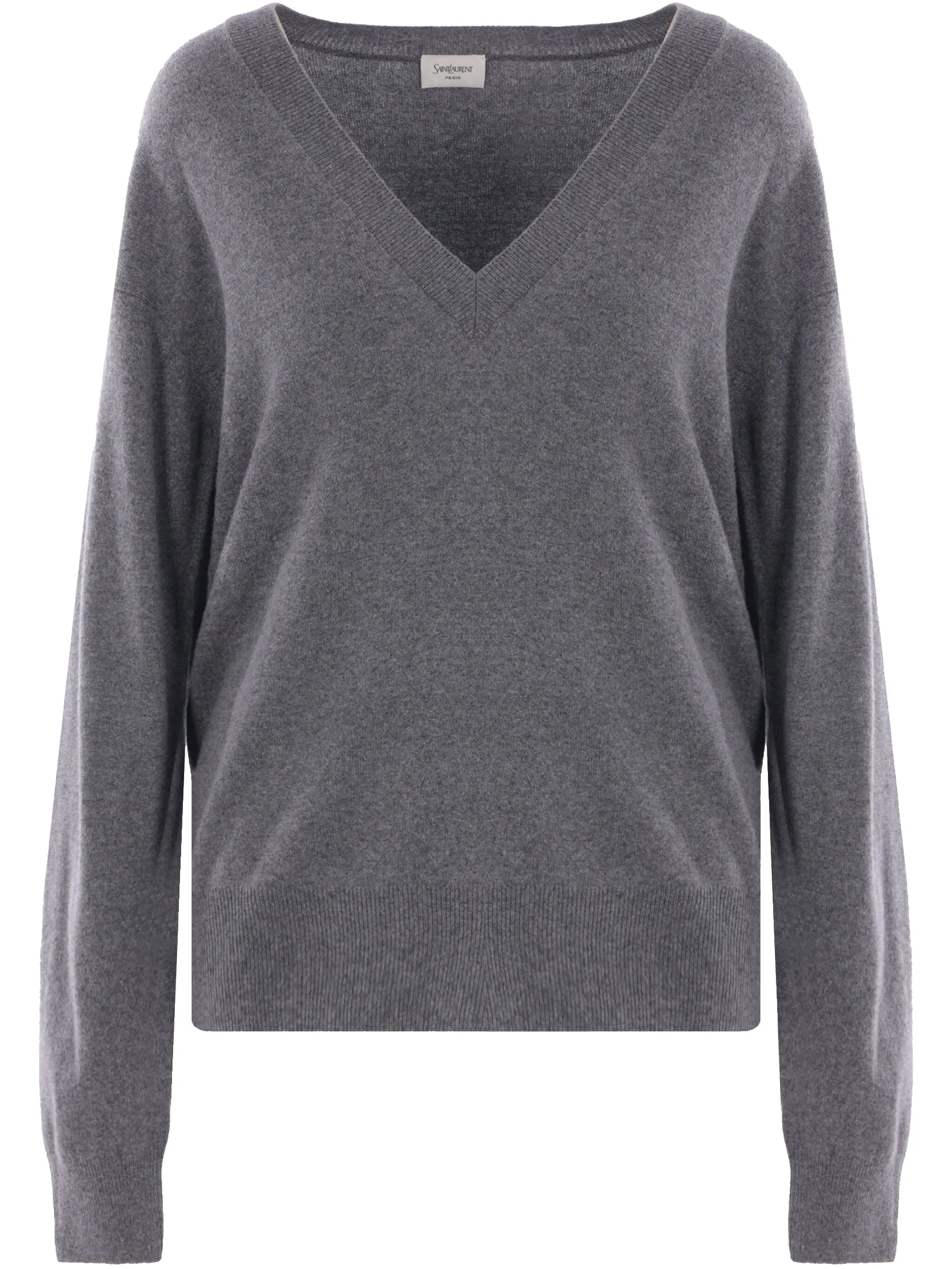 

Шерстяной свитер Saint Laurent, серый