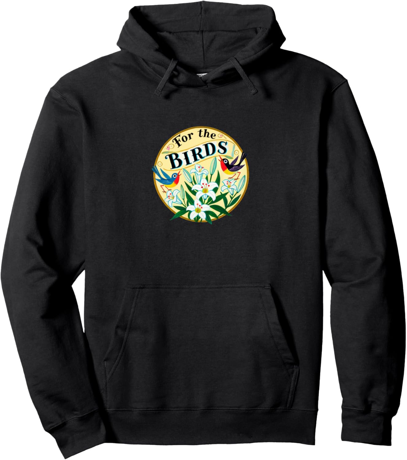 

Иллюстрации птиц для любителей птиц. Толстовка с капюшоном Retro Birding Lovers Snugg, черный