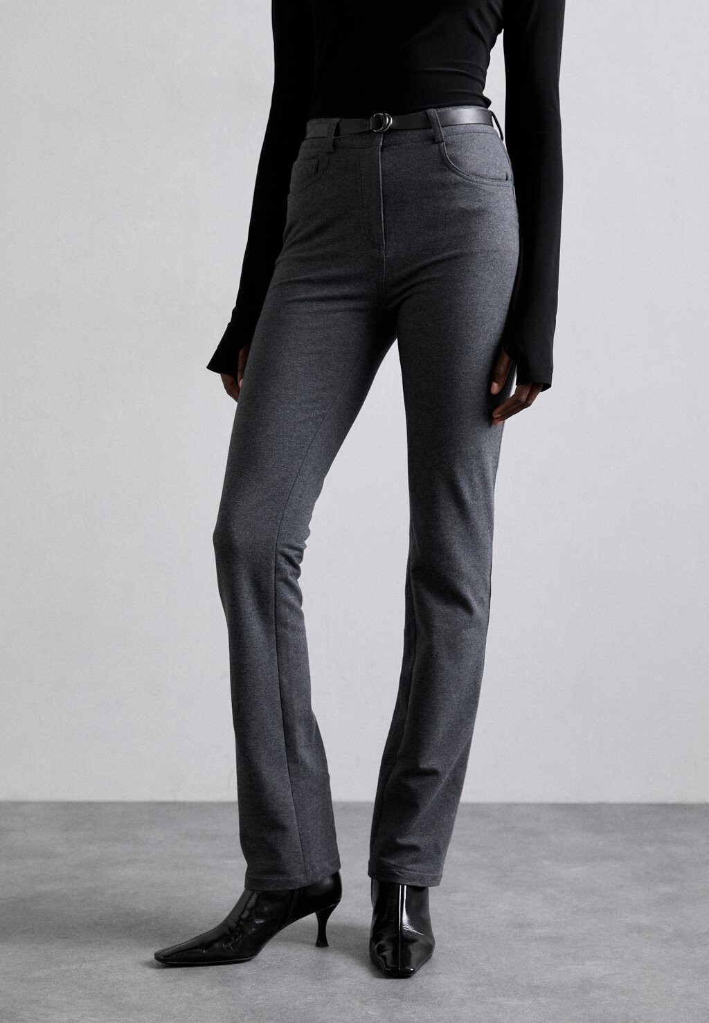 

Брюки HIGH WAIST Norma Kamali, серый