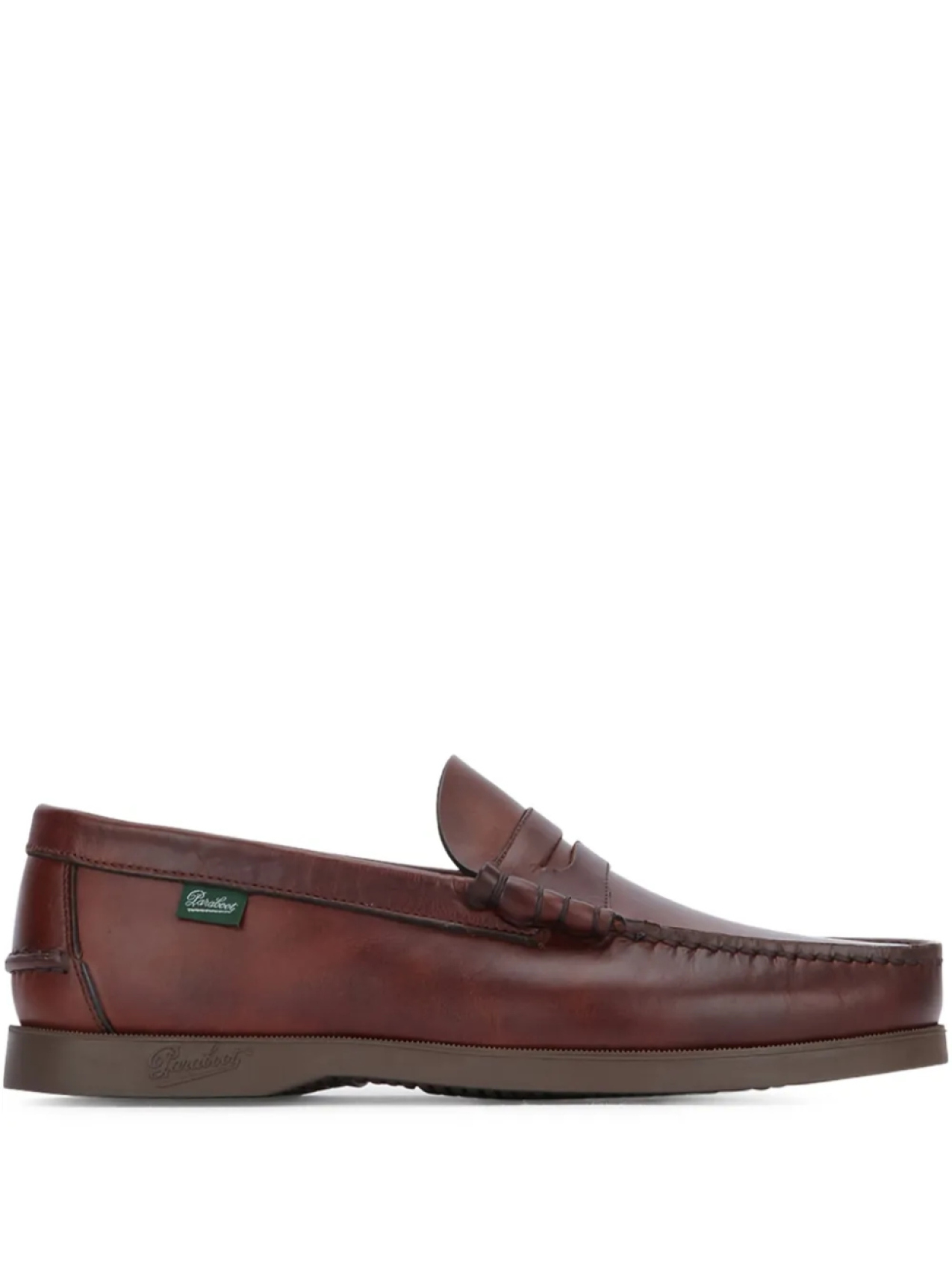 

Paraboot лоферы Coraux с логотипом, коричневый
