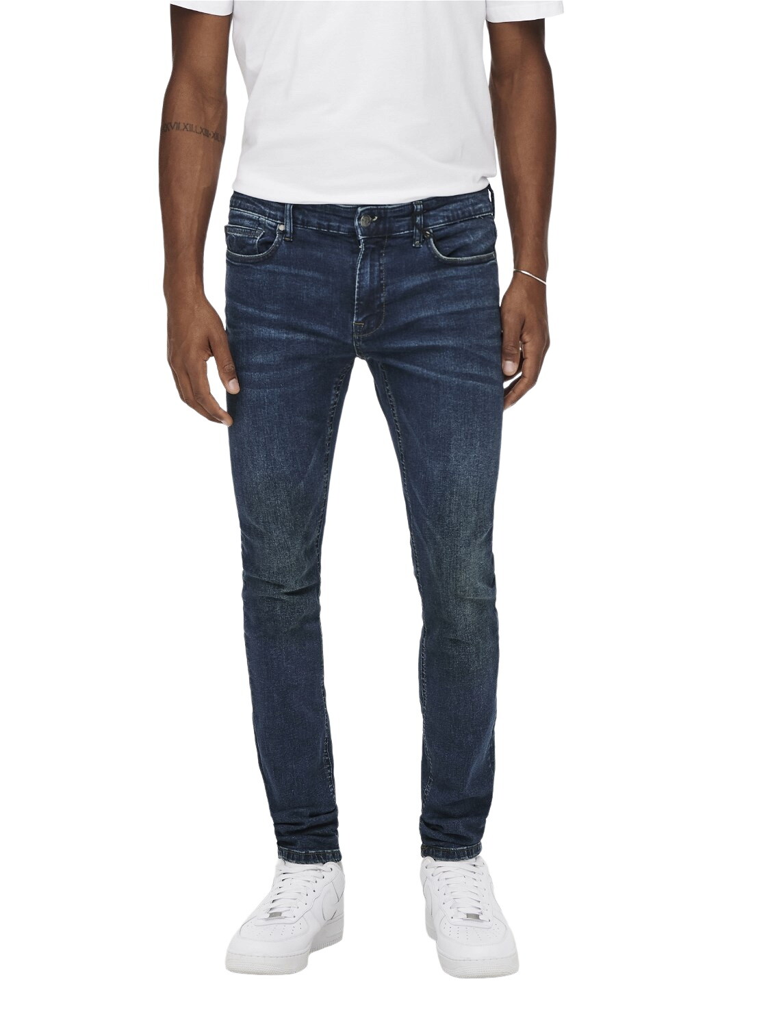 

Джинсы ONLY ONSWARP SKINNY BLUE MA 9809 skinny, синий