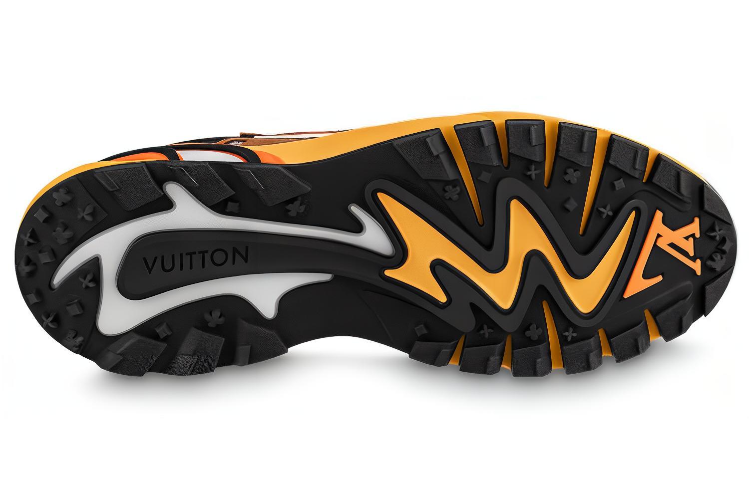 Кроссовки Runner Tatic 'Orange White Brown' LOUIS VUITTON, Brown Black White — фото 4