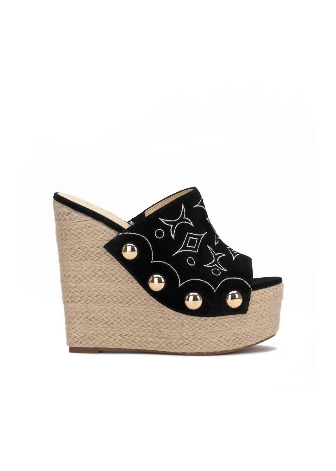 Women's Vadim Espadrille Wedge Heels In Black Jessica Simpson — фото 3