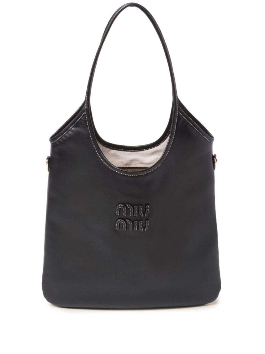 

Сумка-плющ Miu Miu, черный