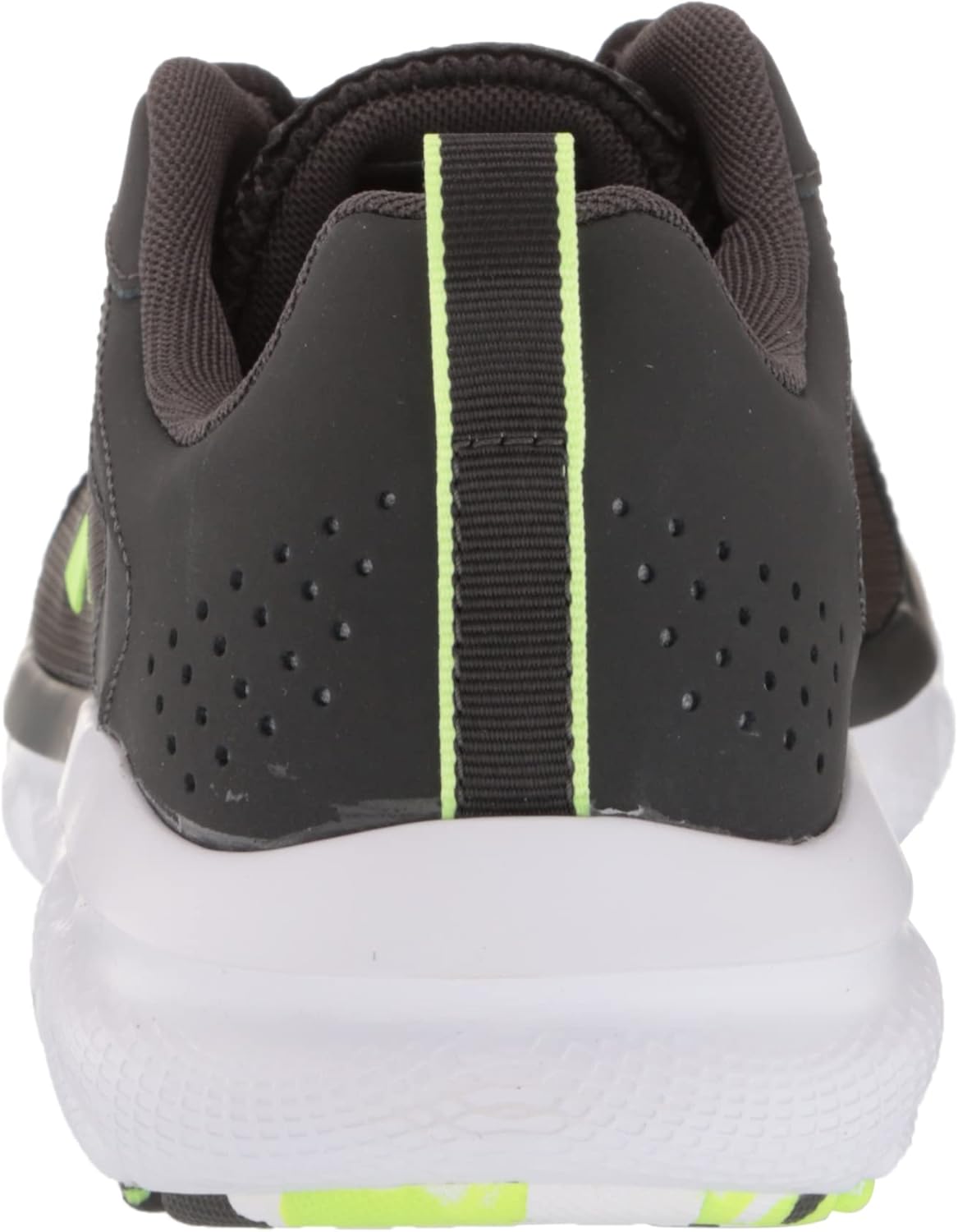 Мужские кроссовки для бега Under Armour Charged Assert 9, Jet Gray (101)/Quirky Lime — фото 3