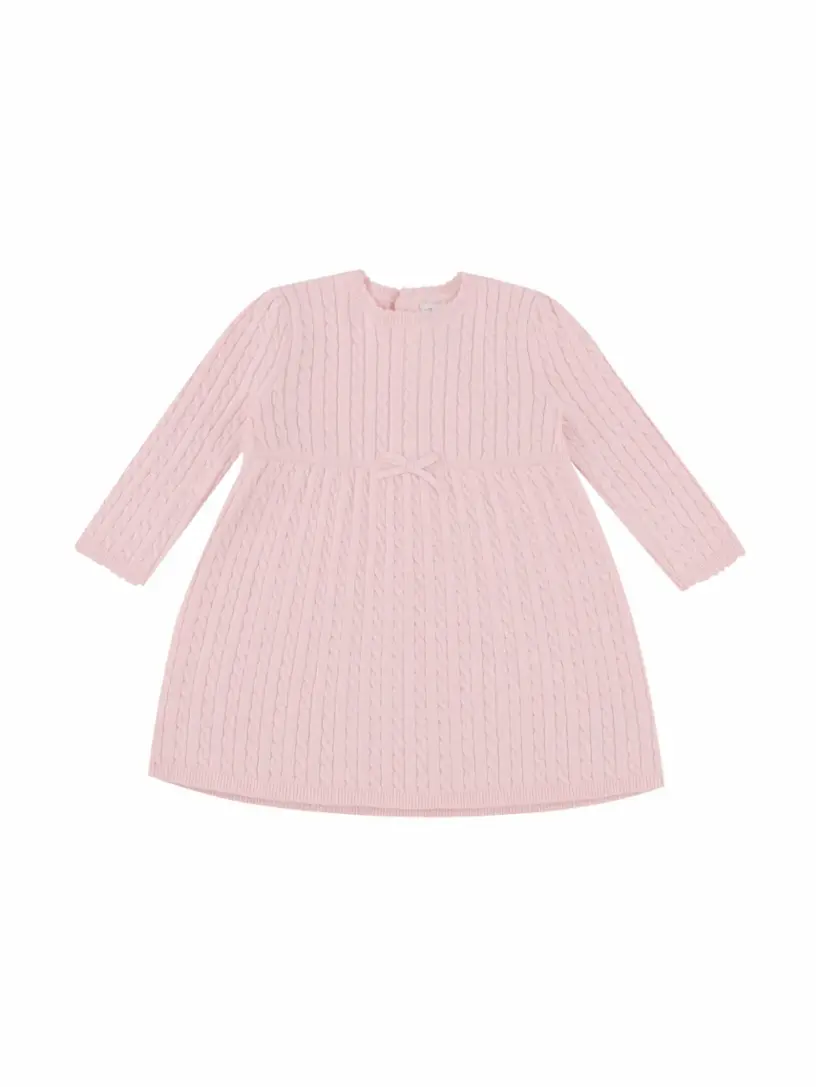 

Вязаное платье с логотипом Ralph Lauren, розовый