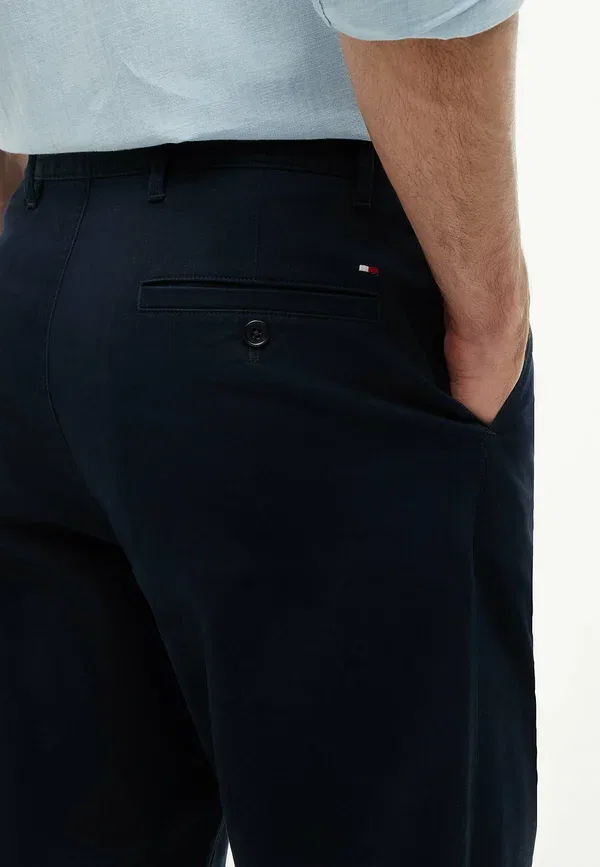 Брюки из твила Dover essential twill trousers Tommy Hilfiger, темно-синий — фото 4