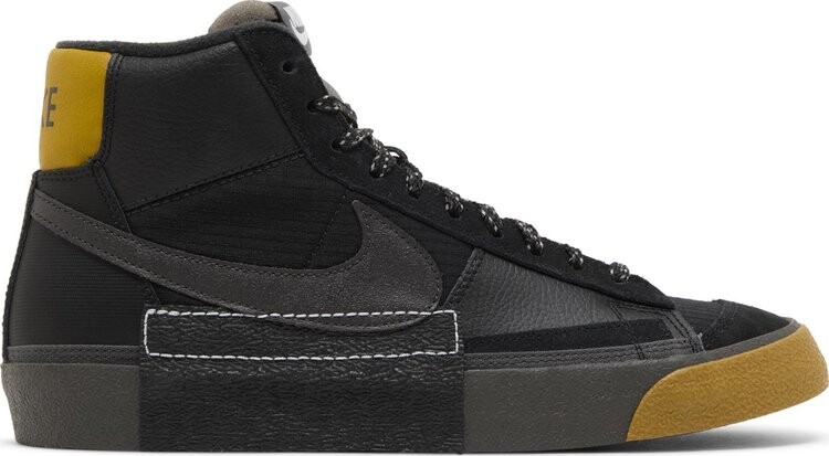 

Кроссовки Blazer Mid Pro Club 'Remastered - Black Bronzine', черный