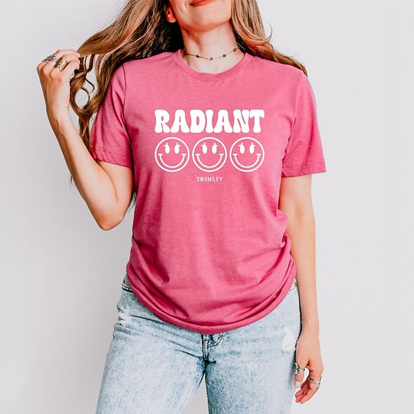 

SWSmiley radiant groovy outline - женская футболка с коротким рукавом Simply Sage Market, Raspberry, Зеленый, SWSmiley radiant groovy outline - женская футболка с коротким рукавом Simply Sage Market, Raspberry