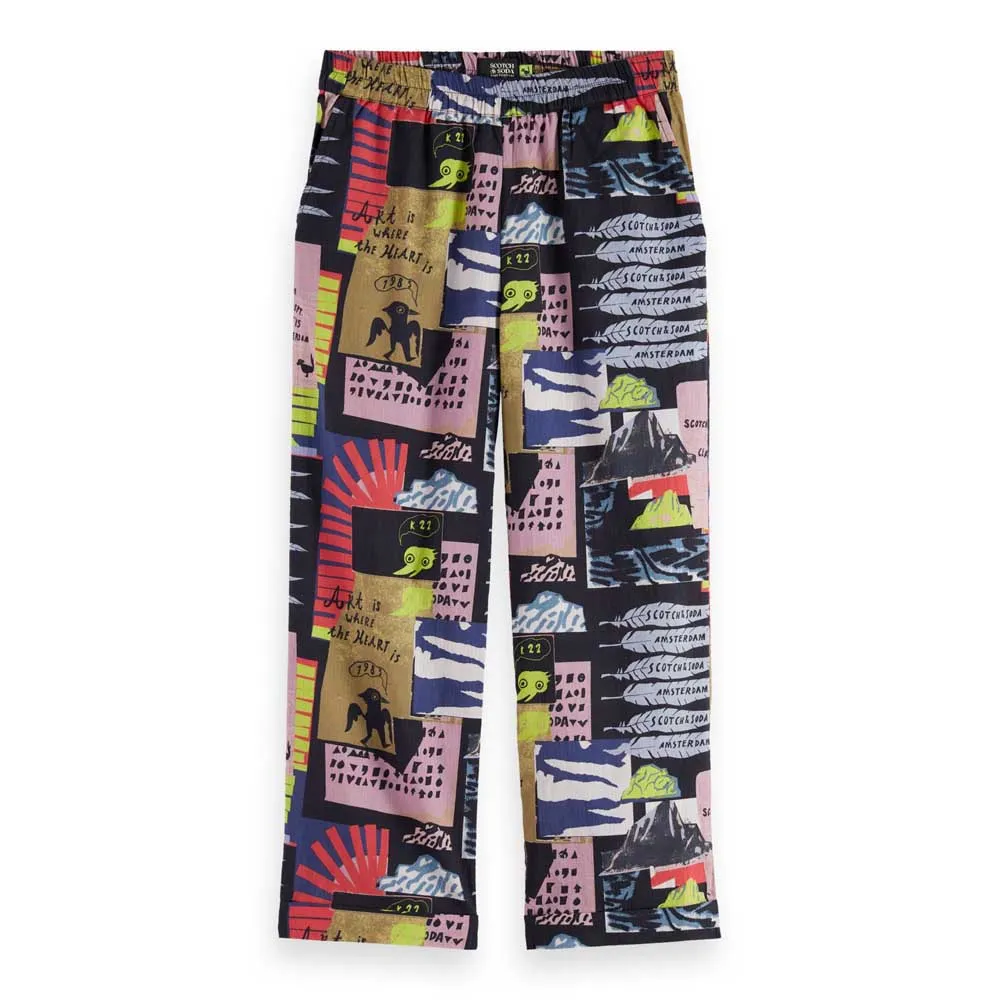 

Брюки Scotch & Soda All-Over Printed Seersucker, разноцветный