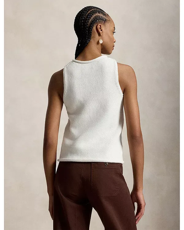 Топ-Майка без рукавов Ralph Lauren, White — фото 3