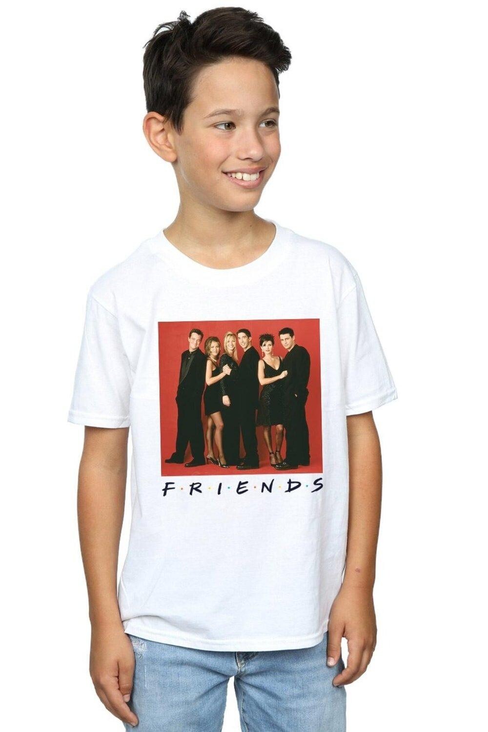 

Формальная футболка для группового фото Friends, белый