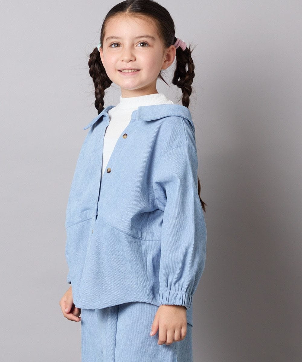 Яркая многослойная блузка Cole из искусственной кожи A.V.V, Light blue — фото 3